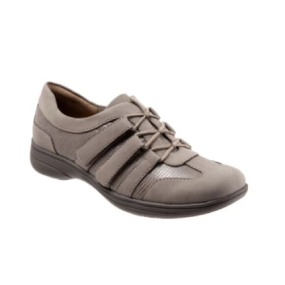 TROTTERS Womens 11M Joy Slip-On Sneaker in Taupe Leather NEW - Picture 1 of 12